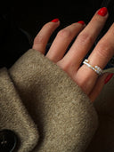 Eternity Ring with Round & Baguette Cut Diamonds - The Cancun - Mara Megelea