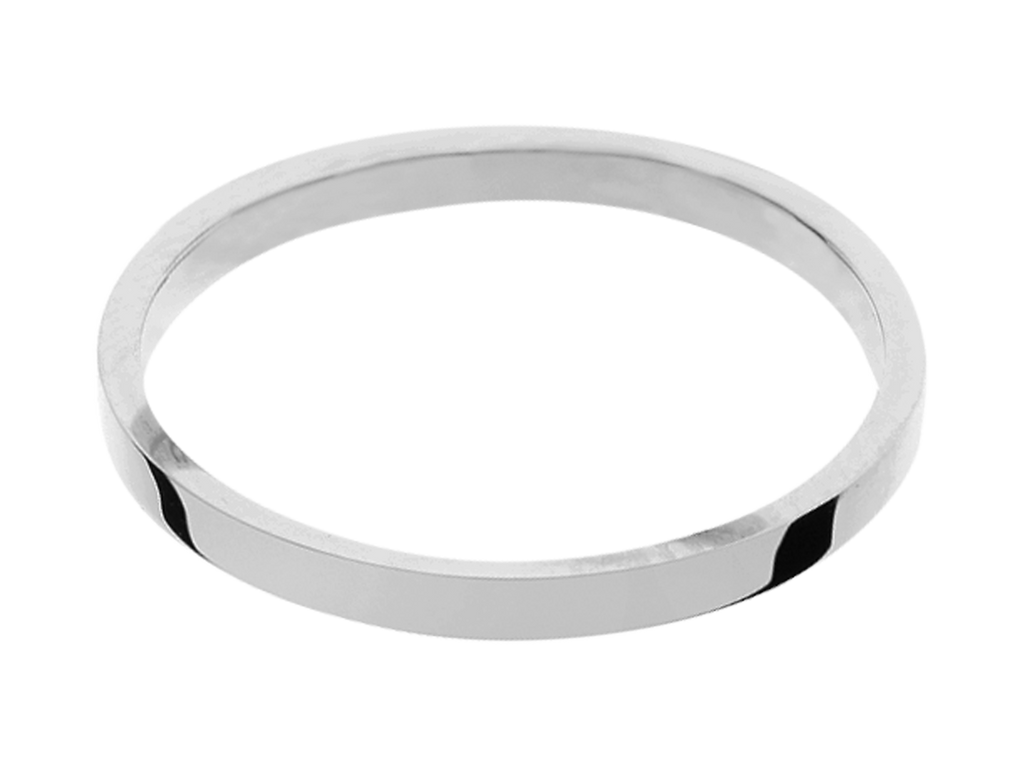 Men Wedding Ring | Bern - Straight Profile | Straight Wedding Ring