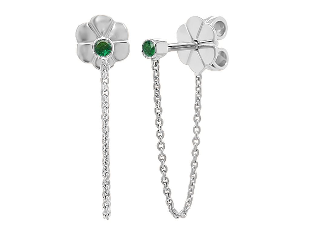Earrings | Huahine in Emeralds | Emerald Studs