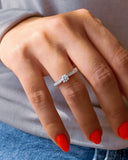 Prague Engagement Ring – On Hand – Mara Megelea