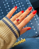 The Valparaiso | Pigeon Blood Ruby & Diamond Ring