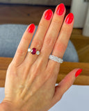 The Valparaiso | Pigeon Blood Ruby & Diamond Ring