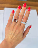 The Valparaiso | Pigeon Blood Ruby & Diamond Ring