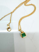 Pendant - The Tortuga | Emerald Pendant - Mara Megelea 
