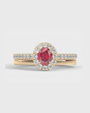 The San Antonio | Ruby Engagement Ring