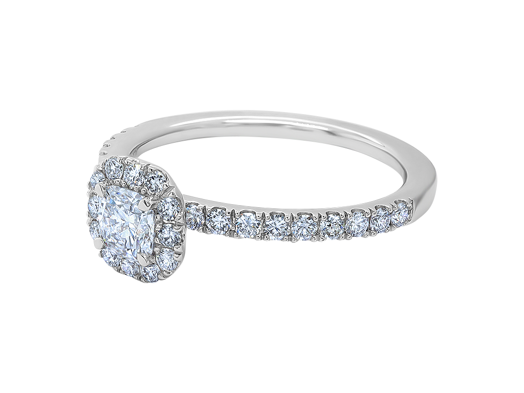 Engagement Ring | Athena | Cushion Cut Diamond Engagement Ring