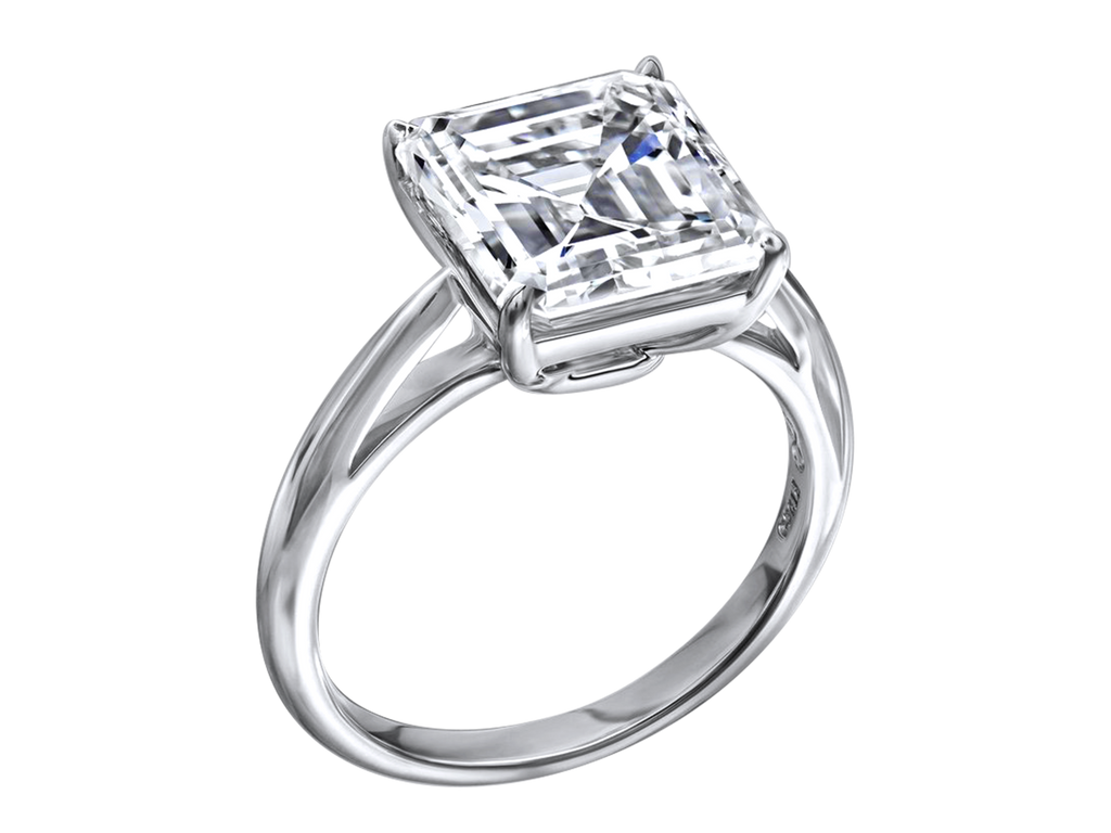 Engagement Ring | Aconcagua | Asscher Cut Solitaire Engagement Ring