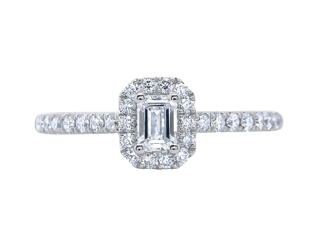 Engagement Ring | Münich | Emerald Cut Diamond engagement Ring