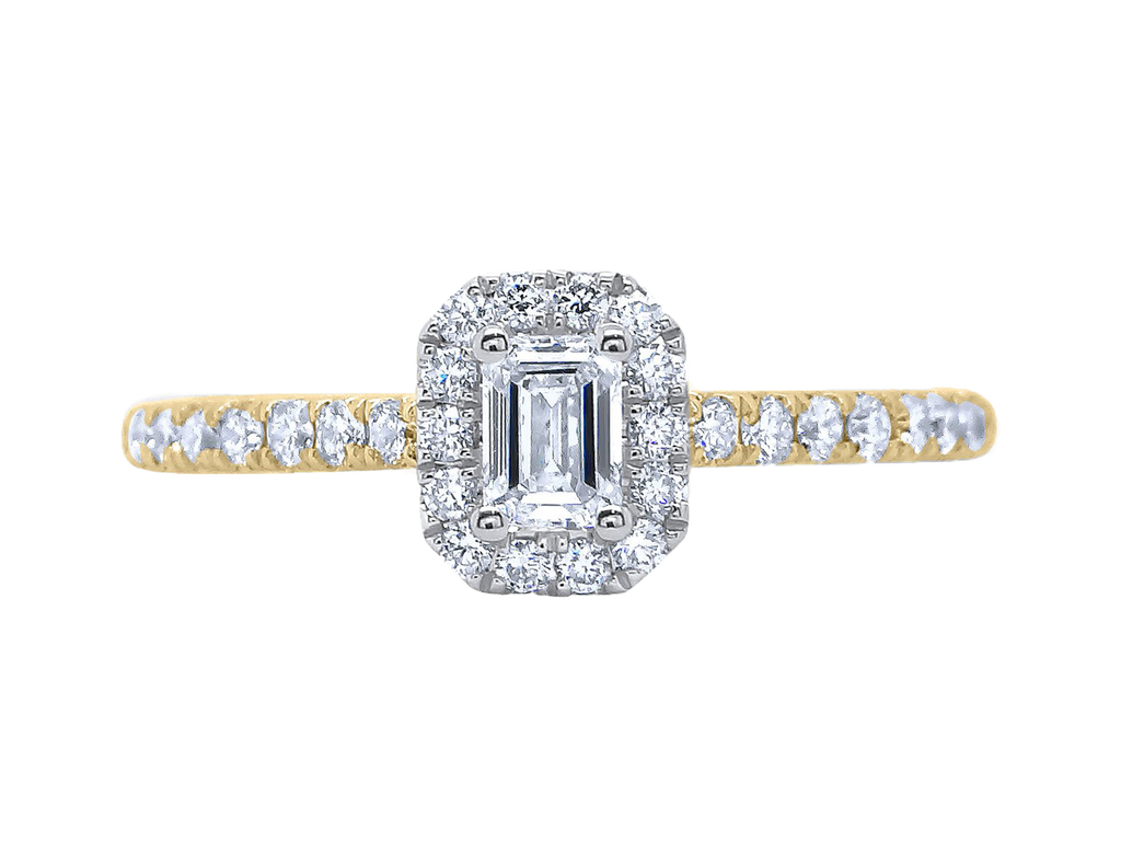 Engagement Ring | Münich | Emerald Cut Diamond engagement Ring