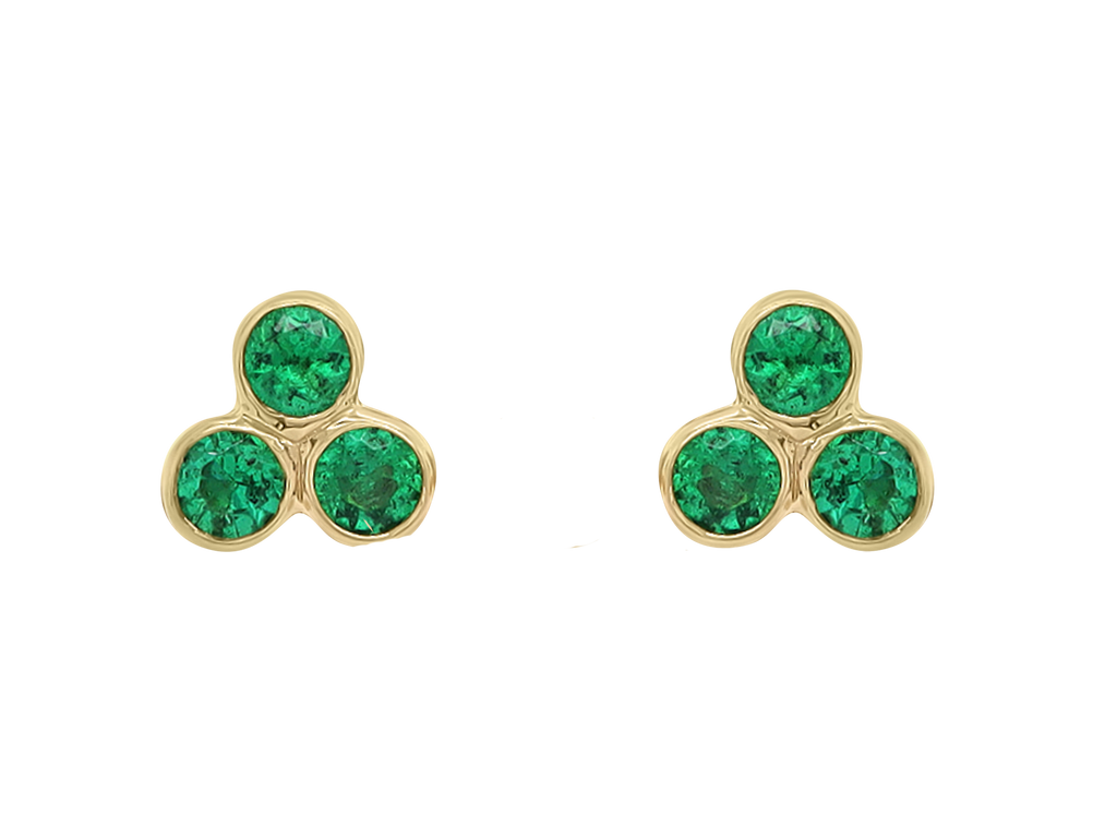 Earrings | Bora Bora in Emeralds | Emerald Studs