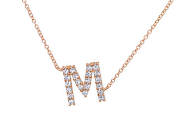 Necklace | Letter Necklace | Diamond Necklace