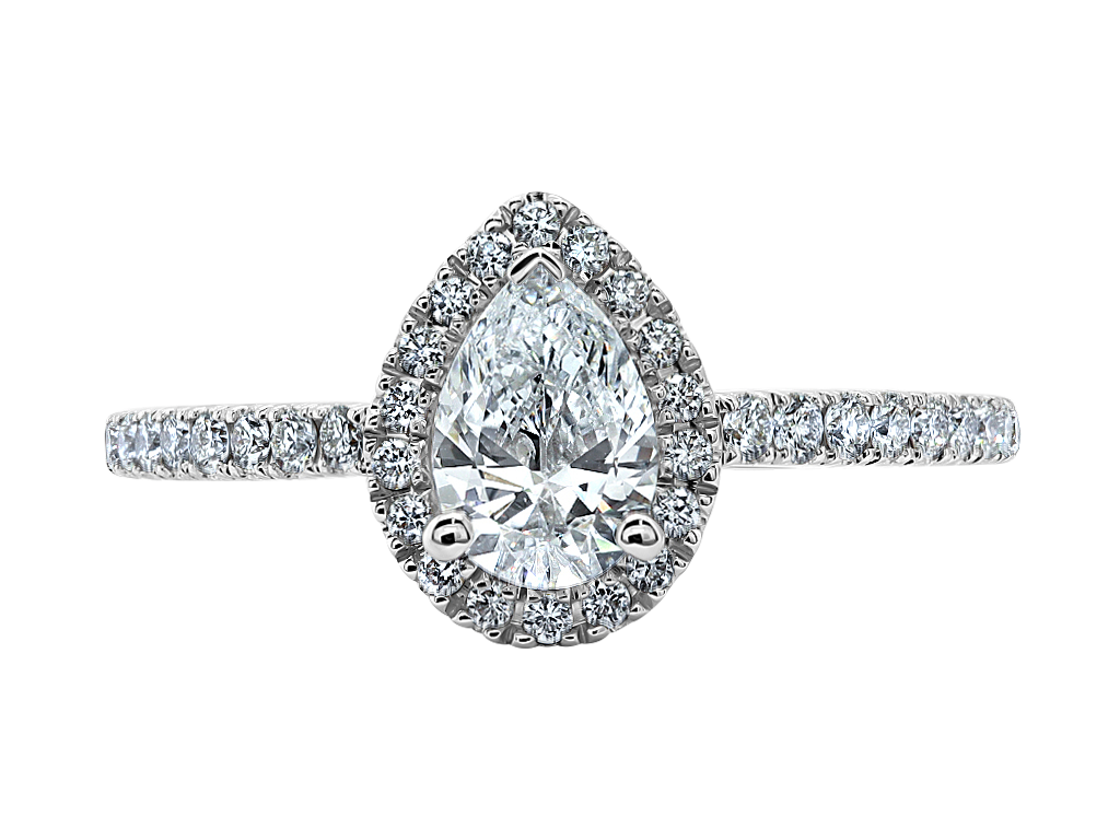 Engagement Ring | Victoria Falls | Pear Cut Diamond Engagement Ring