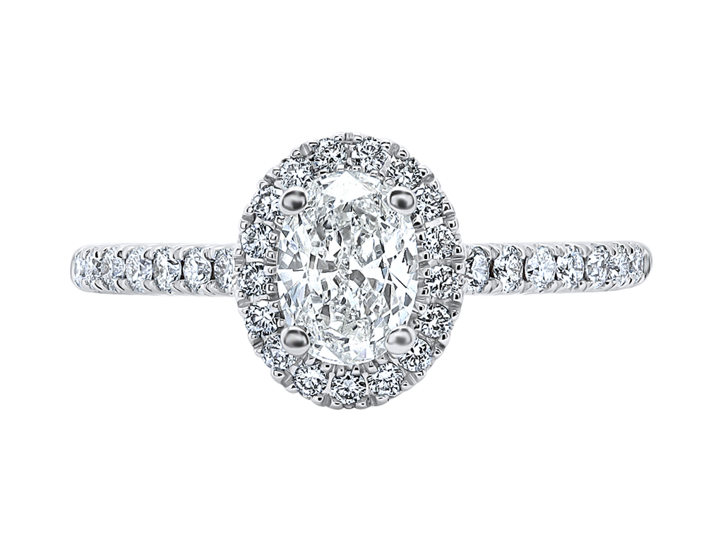 Engagement Ring | Chamonix | Oval Diamond Engagement Ring