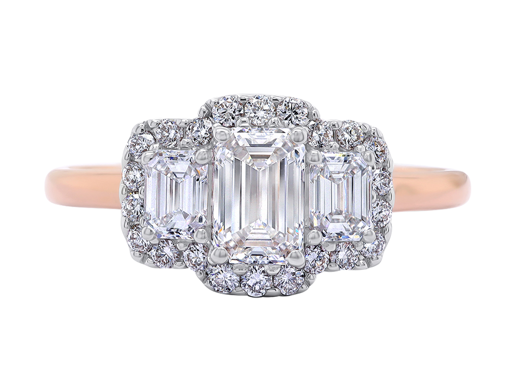 Engagement Ring | Milano | Three Stone Diamond Engagement Ring
